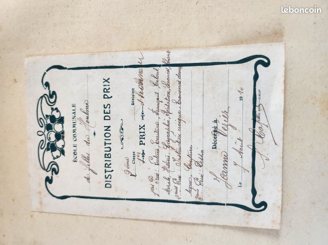 Livre ancien "toujours tout droit " (image 3)