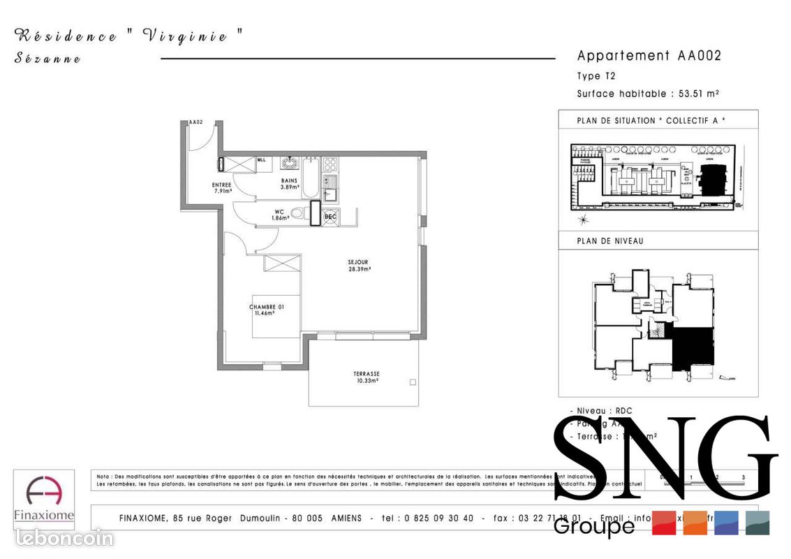 Appartement 2 pièces 53 m² · à Sézanne · 53 m² · 510 €/mois