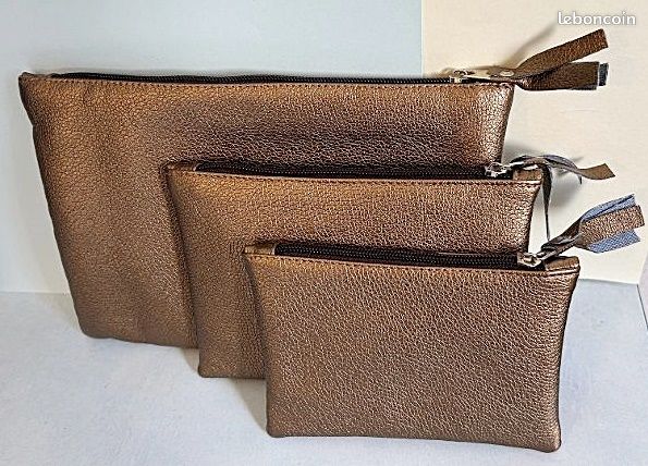 Lot de 3 trousses pour la toilette et le maquillage (image 4)