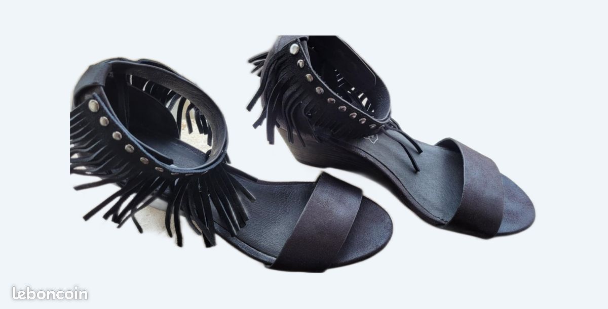 Sandales femme noir Les Petites Bombes T39 Chaussures