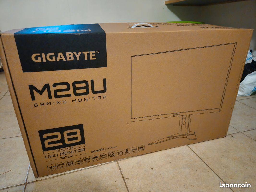 Ecran 4k 144Hz gigabyte M28U (image 3)