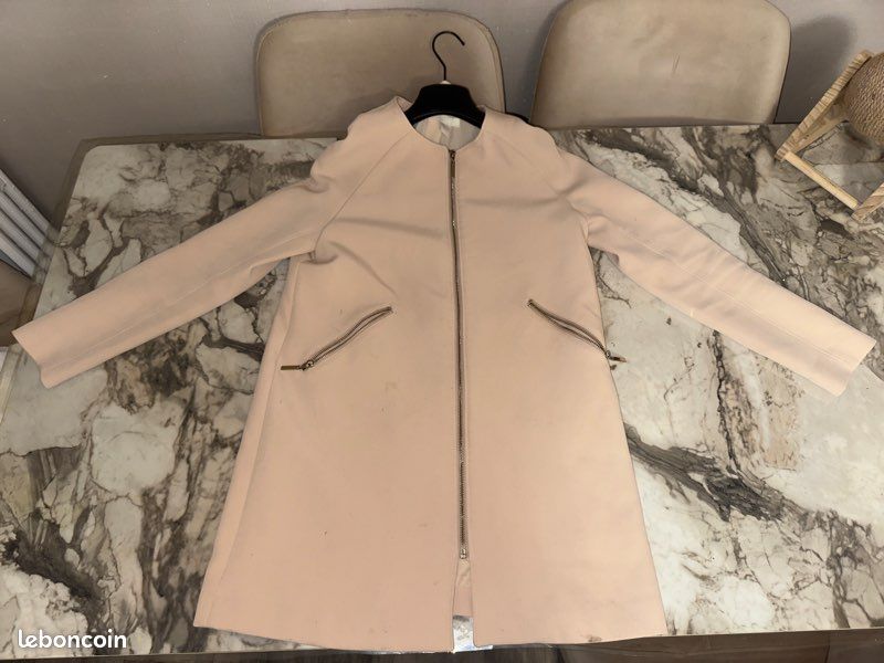 Manteau Pour Femme H&M Taille FR 36 Noir - Occasion En Très Bon état