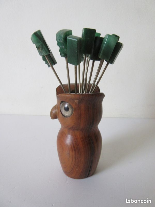 Pique a apéritif " Hibou " années 70 (image 5)