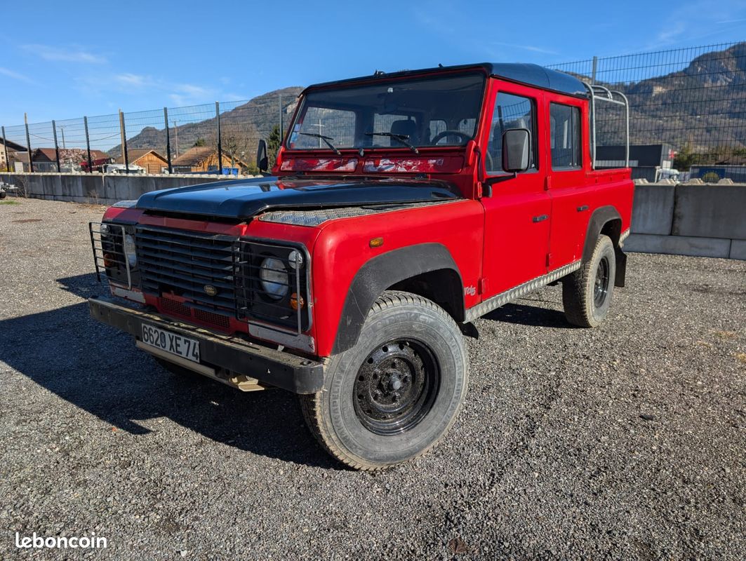 Land rover defender 110 td5 crew cab – 123 000 km – 1ere main – ex pompier - Voitures