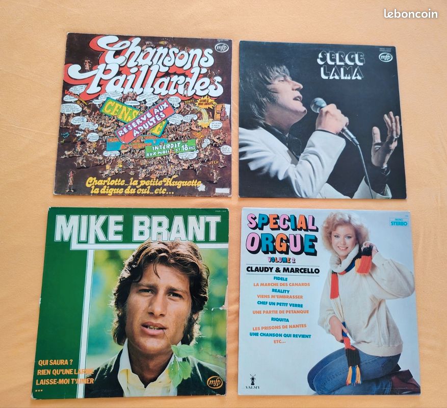 Vinyles - PIAF - AZNAVOUR - BRANT... (image 3)