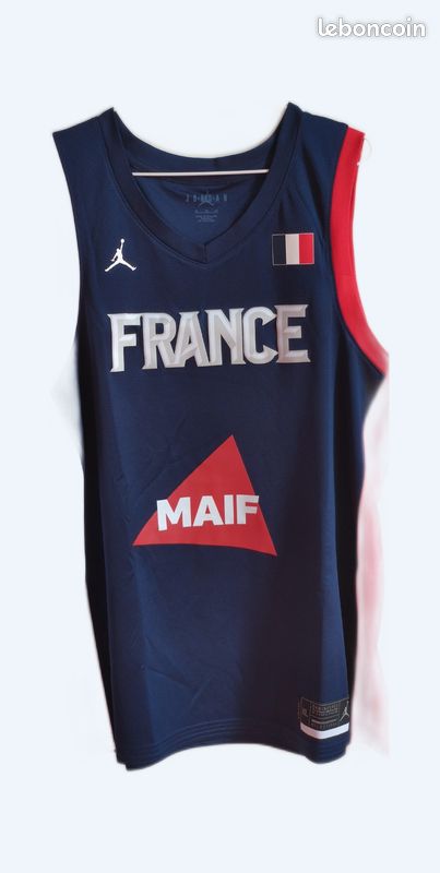 Maillot Equipe Jordan Equipe De France Maillot De Basket Officiel