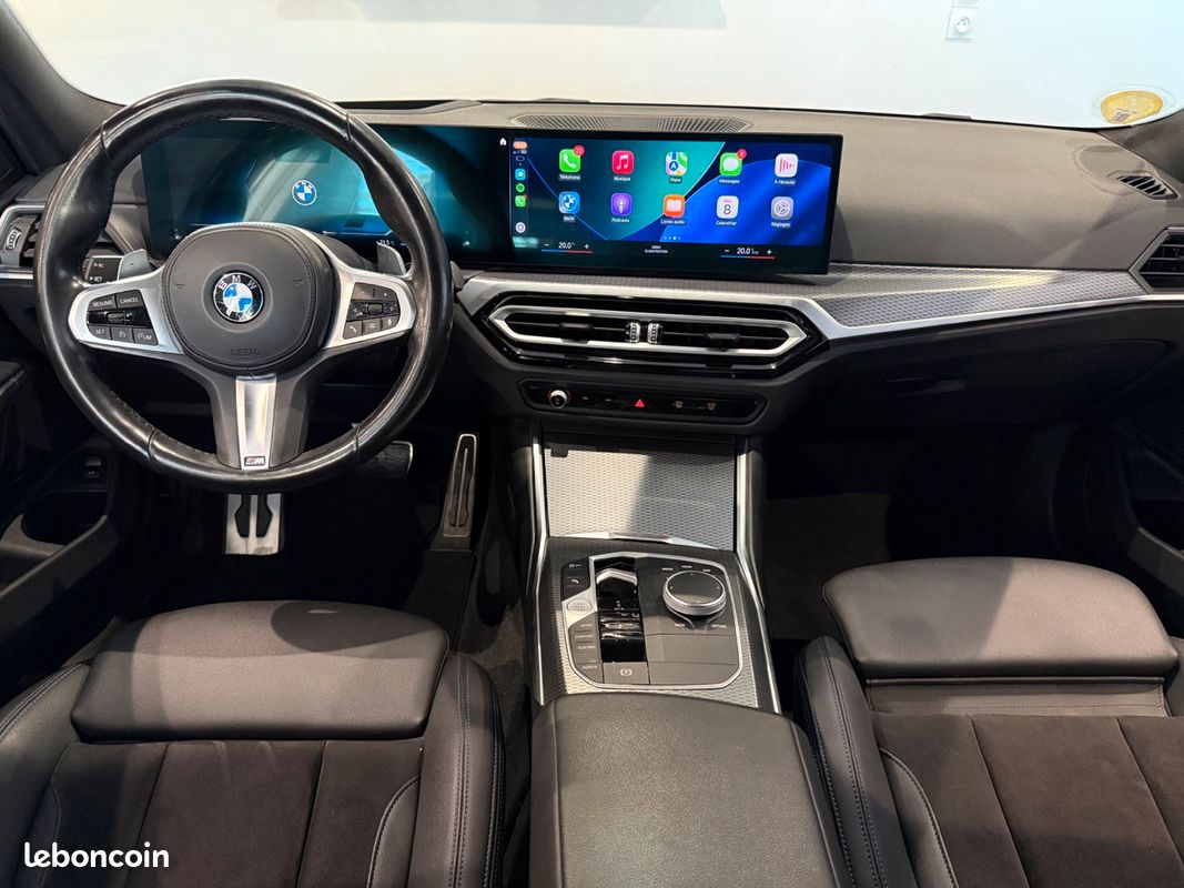 BMW 2.0L 316d LCI Touring M Sport - ATTELAGE - HUD - 1ère main Origine FRANCE - Phares LED - CarPlay - Caméra - Sièges Sport - Coffre électrique - DISPO Phase 2 (image 4)