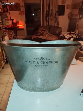 Seau à champagne ou à glace vintage moet et chandon