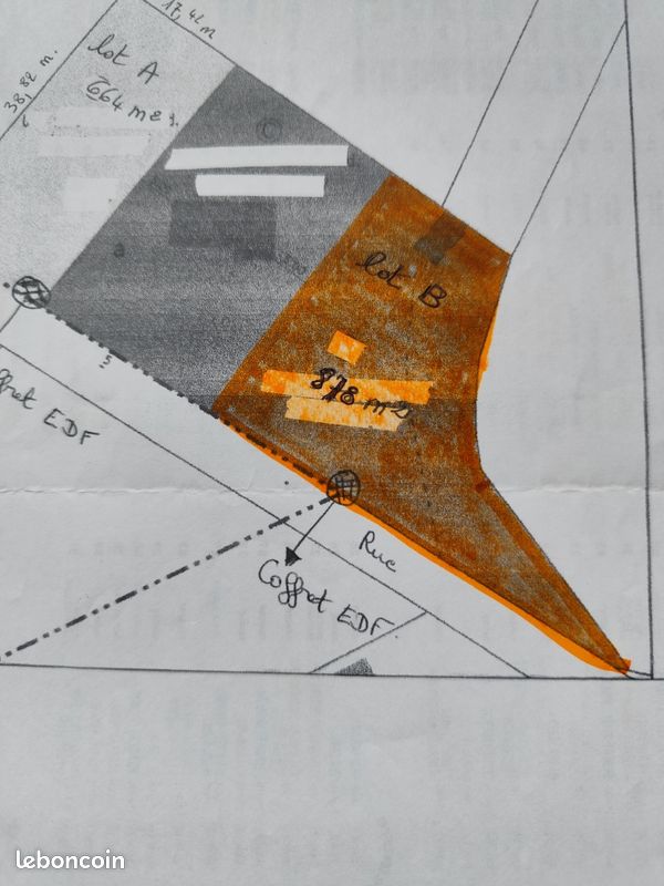 Vente terrain à batir zone non inondable · à Souppes-sur-Loing · 85 000 €