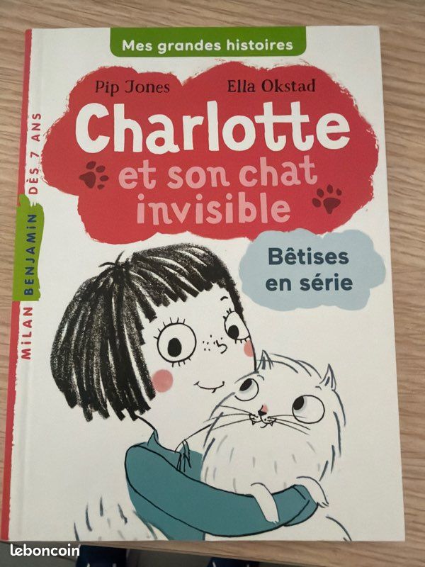 2 Livres ´Charlotte et son chat invisible’ (image 1)