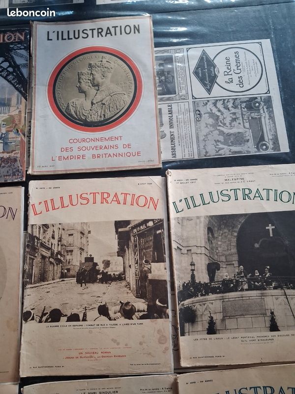 Vielles revues " l'illustration " (image 2)