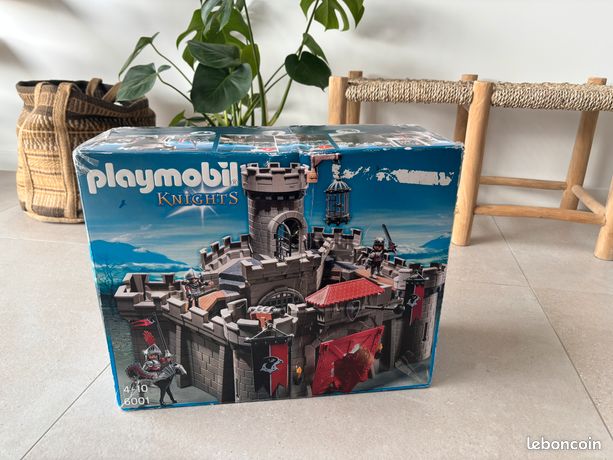 PLAYMOBIL 6001 CHÂTEAU / Citadelle Chevaliers de l' Aigle NEUF Boîte