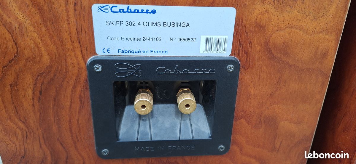 Enceintes colonne hifi salon Cabasse (image 2)