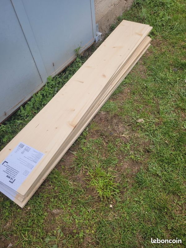Tablette en sapin du nord 2 m l. 30 cm x Ép. 1,8 cm neuf Bricolage — free download