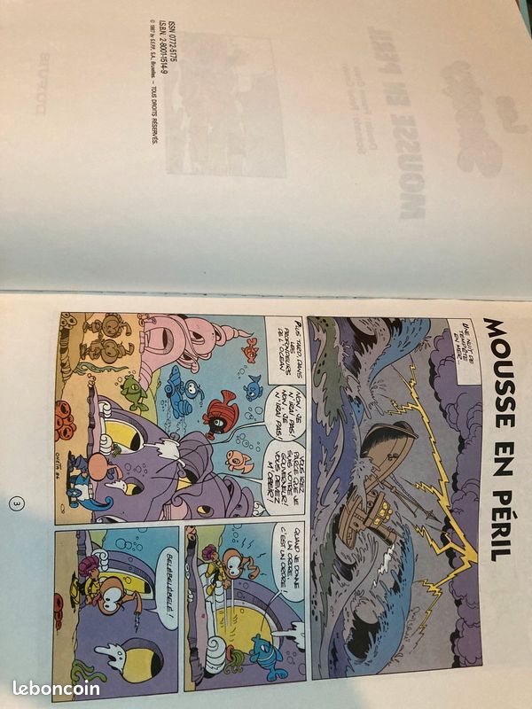 Bd les snorky mousse en péril dessin animé vintage (image 4)