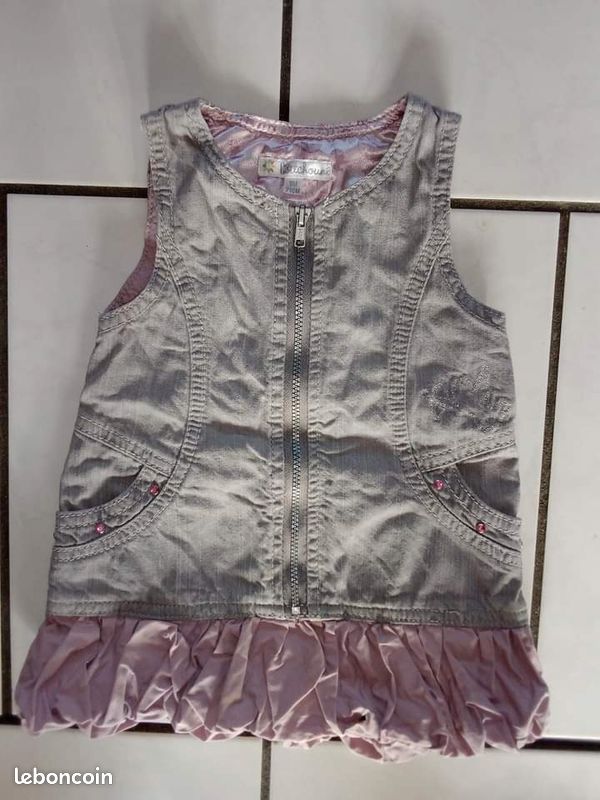 Robes, jupe, pull et maillots manches longues fille 9 mois (image 3)