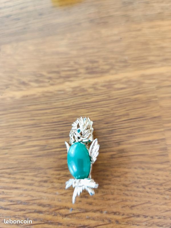 Broche P&M PARIS Personnage Inca - Bijou Vintage, Bon état