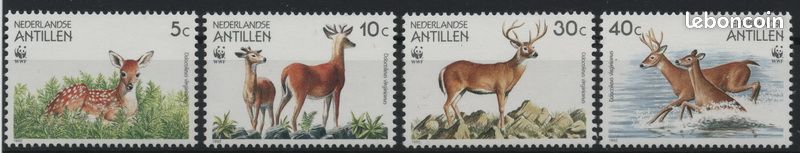 Antilles néerlandaises, timbres n° 920 à 923 xx (image 1)