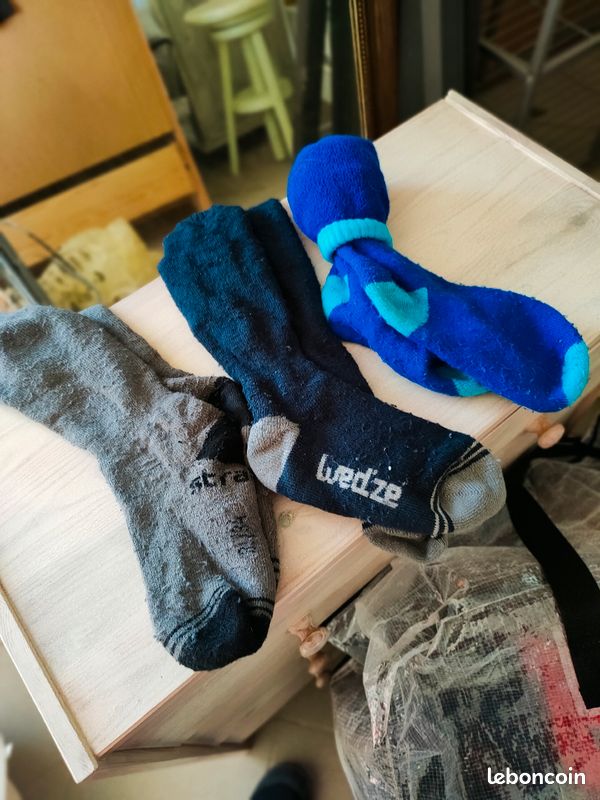 3 paires de chaussettes de ski 31/34 (image 1)