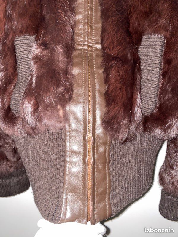 Bomber fourrure à rapiécer (image 5)
