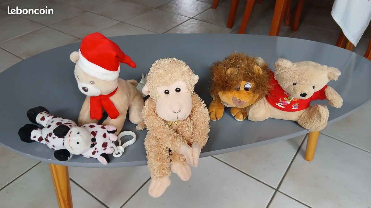 Lot de 5 peluches – 14, 16, 16, 17, 23 cm (image 9)