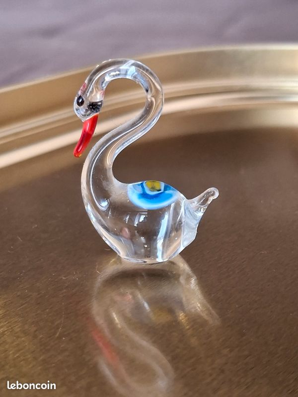 Tout petit cygne en verre Murano (image 2)