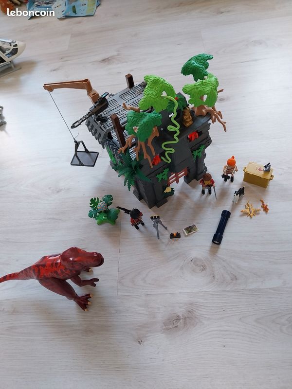 Playmobil 9429 Playmobil Dino Temple Campement Explorateurs Et