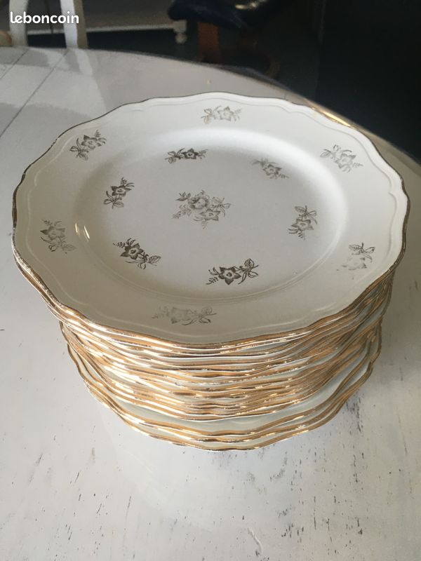Assiettes AMANDINE des années50 (image 2)