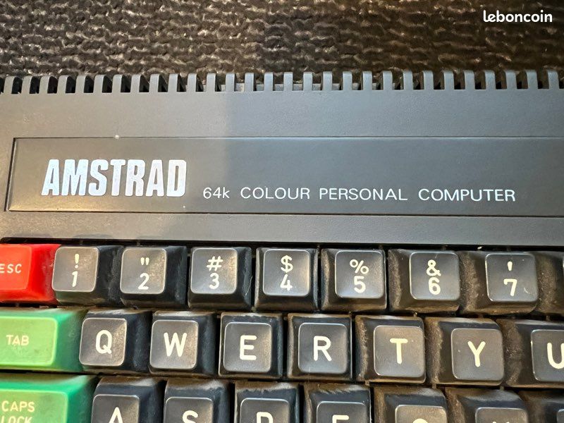 Ordinateur Amstrad CPC 464 à cassettes + écran GT 65 (image 2)
