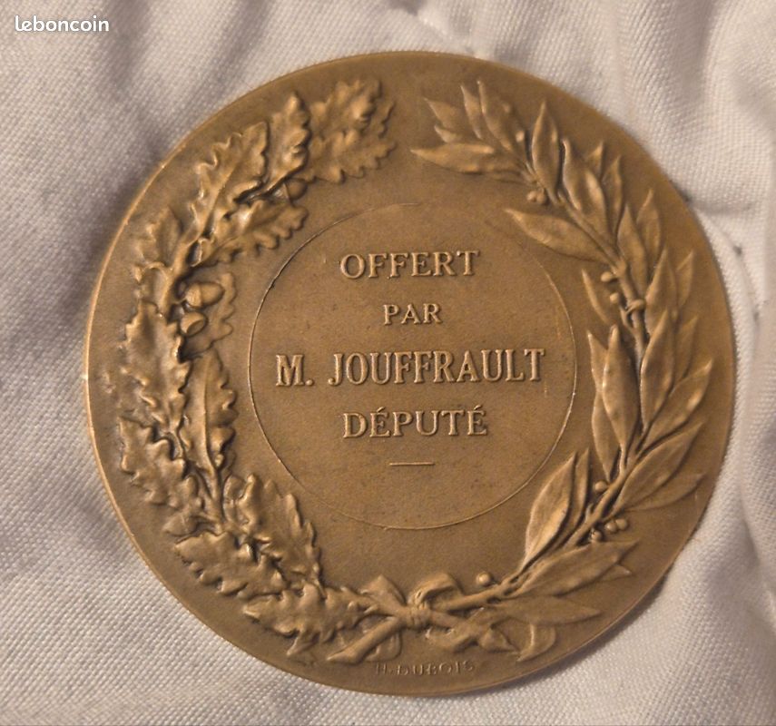 Ancienne Médaille Française De Chasse En Bronze - Prix - Vintage - Très Bon État