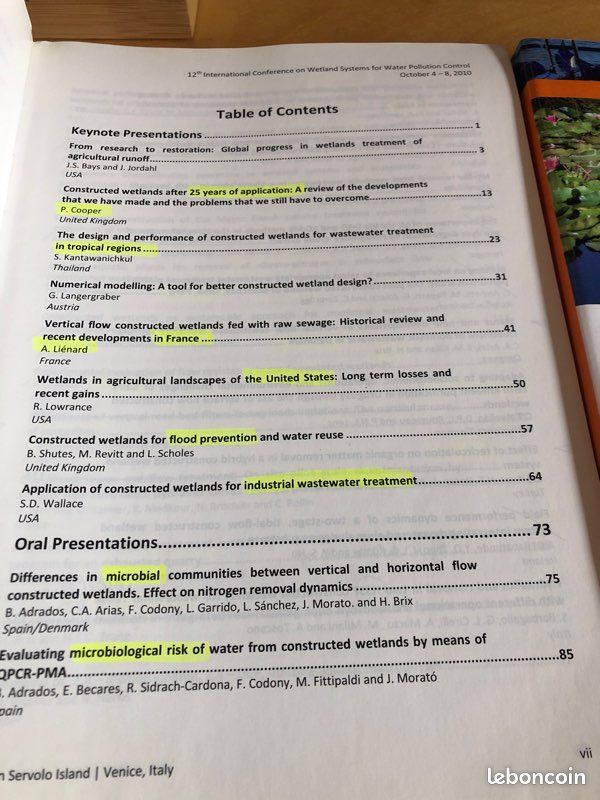 Wetland Systems for Water Pollution Control. Livres 1 et 2 (image 2)