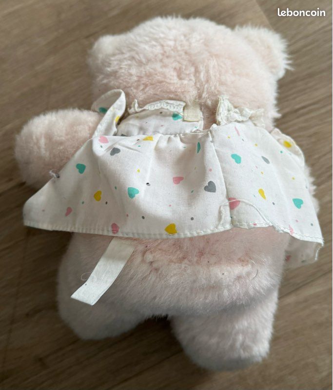 Peluche nounours rose (image 3)
