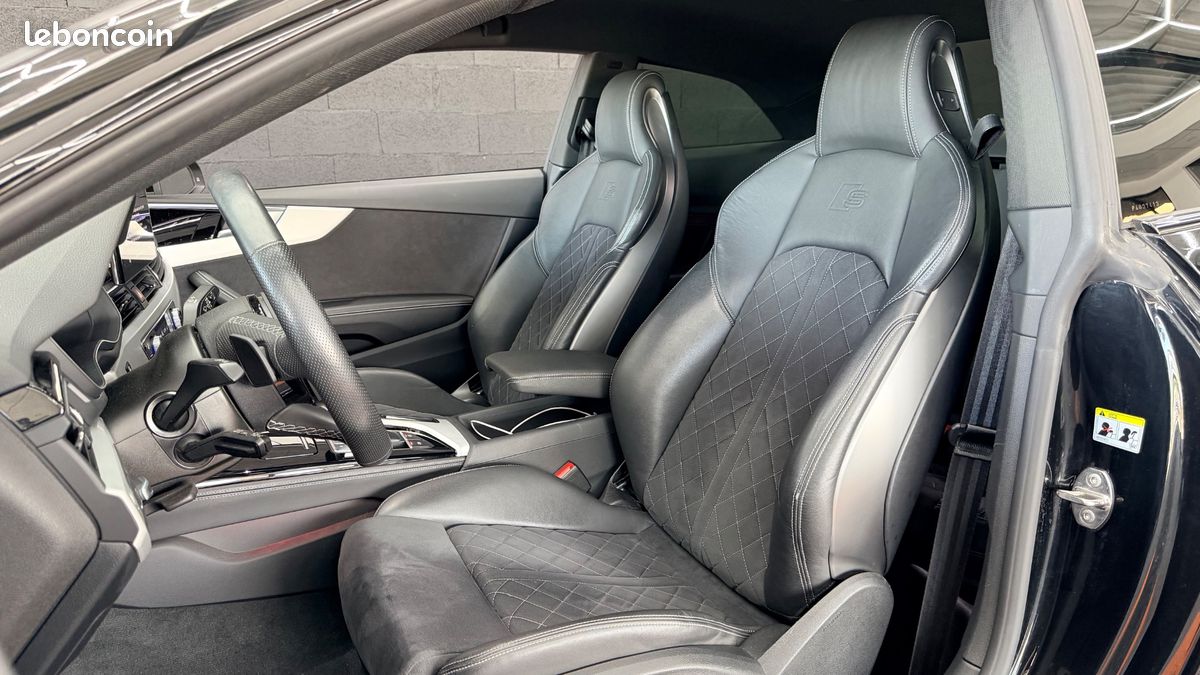 AUDI A5 COUPE 2.0 40 TFSI 205 HYBRID MHEV S-LINE BVA-APPLE CAR PLAY-GARANTIE 6 MOIs (image 4)
