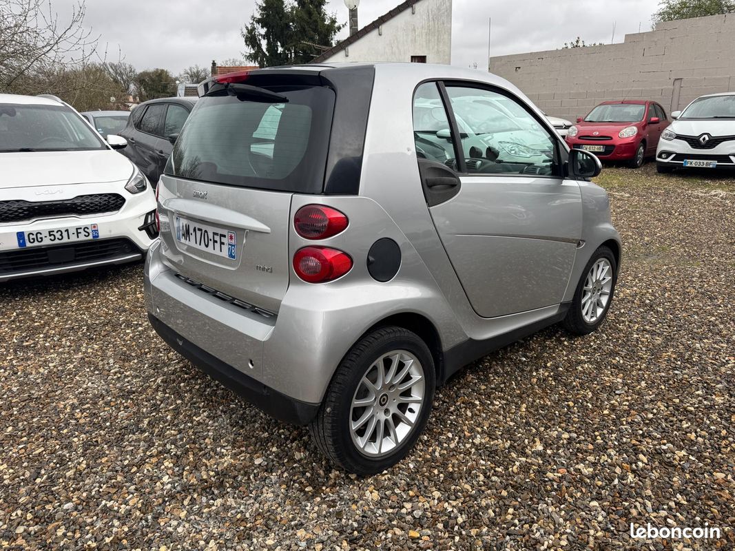 Smart Fortwo Coupe 1.0 71CV Mhd Passion BVA - Garantie 12 mois - Embrayage neuf - Climatisation - Toit panoramique (image 3)