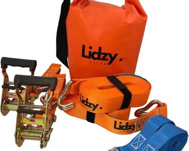 LOLYSIC Lot 2 Sangles Cliquet 6m - 2000kg Résistance - Crochets J Doubles - Pour Moto, Fret