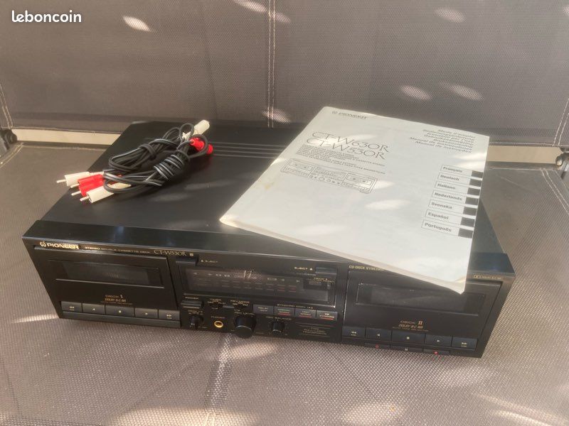 Platine Lecteur double cassette PIONEER CT-W530R (image 1)