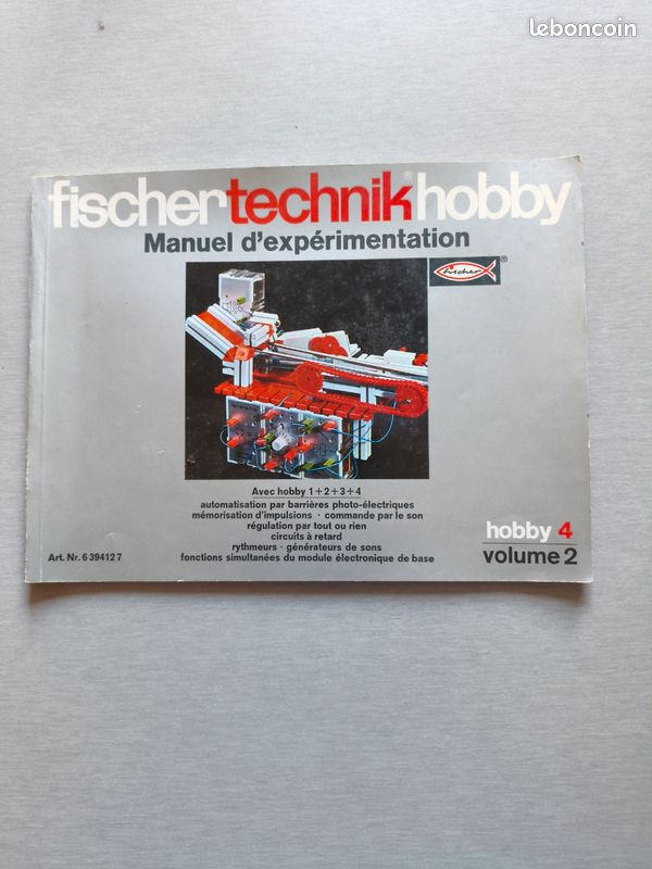 Fisher Technik Hobby 4 Vol 2 - Manuel d'expérimentation (image 1)