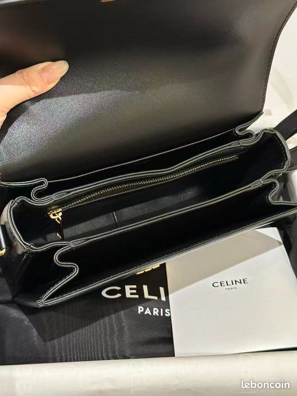 CELINE triomphe teen (18,5cm) cuir agneau (image 3)