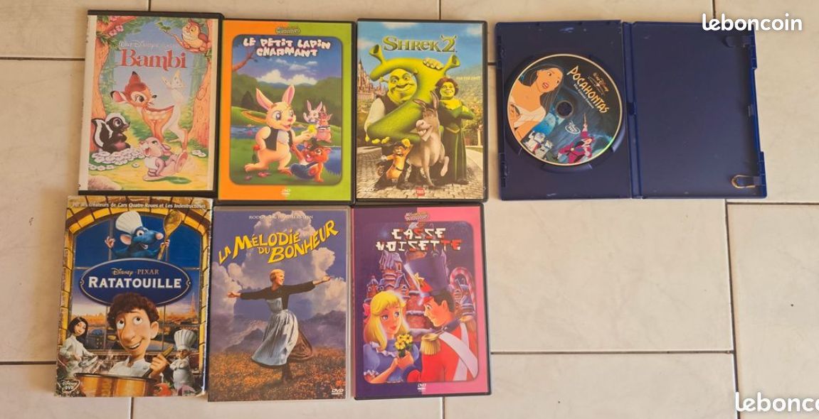Lot de DVD dessins animés (image 1)