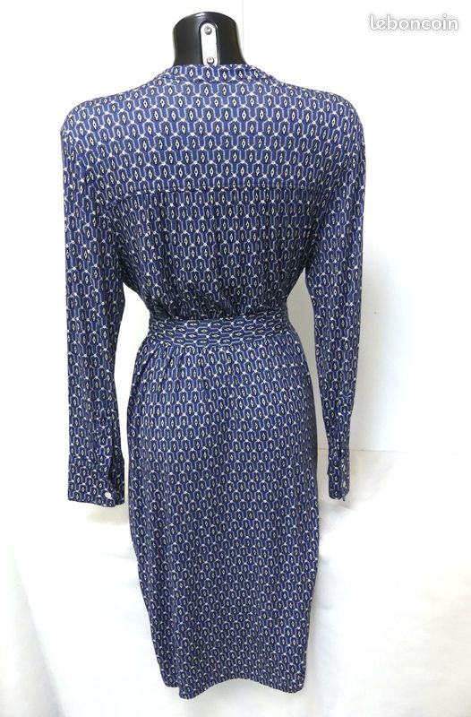 Etat NEUF, TB Robe SOULEIADO, bleue, Taille 42, Vêtements