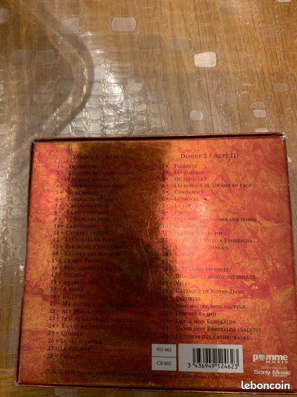Coffret 2Cd notre dame de Paris (image 5)