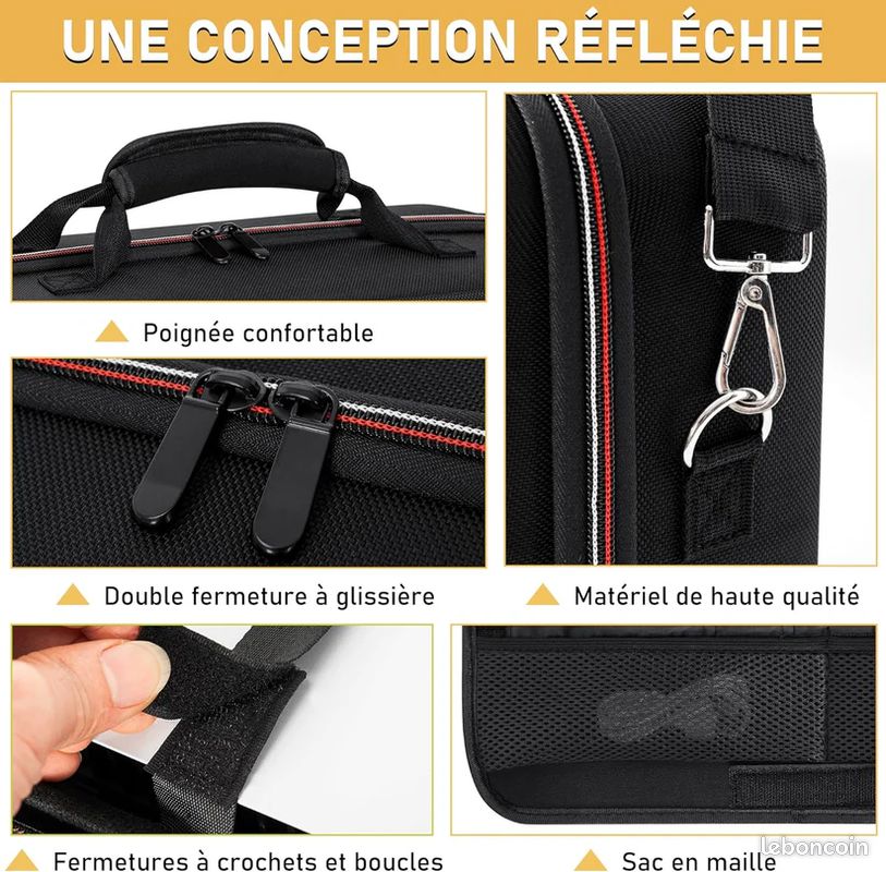 tomtoc Sac à Dos de Voyage pour Console PS5, Accessoires, Sac