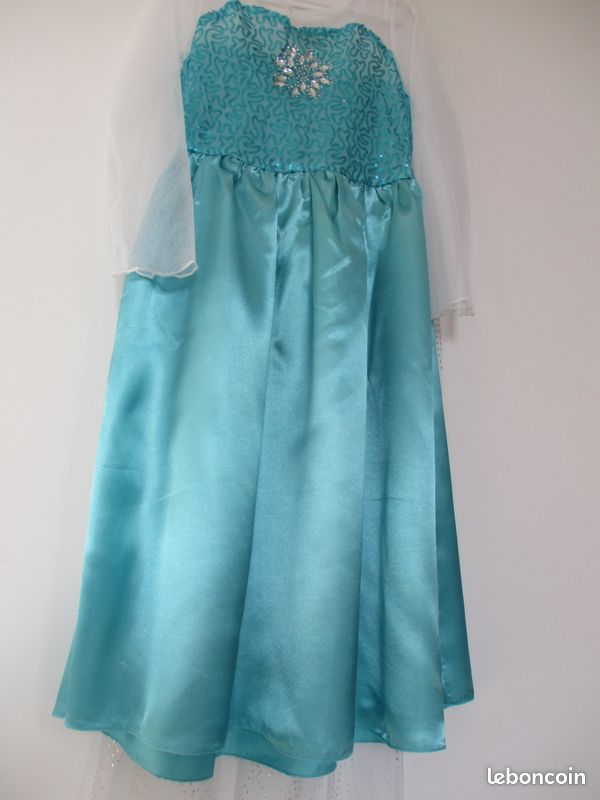 Déguisement de Princesse Disney Elsa la Reine des Neiges neuf taille 5/6 ans de marque Vogue (image 2)