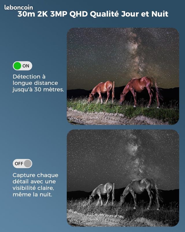 NEUVE Caméra de chasse 2K solaire et 4G pour surveillance extérieure (image 7)