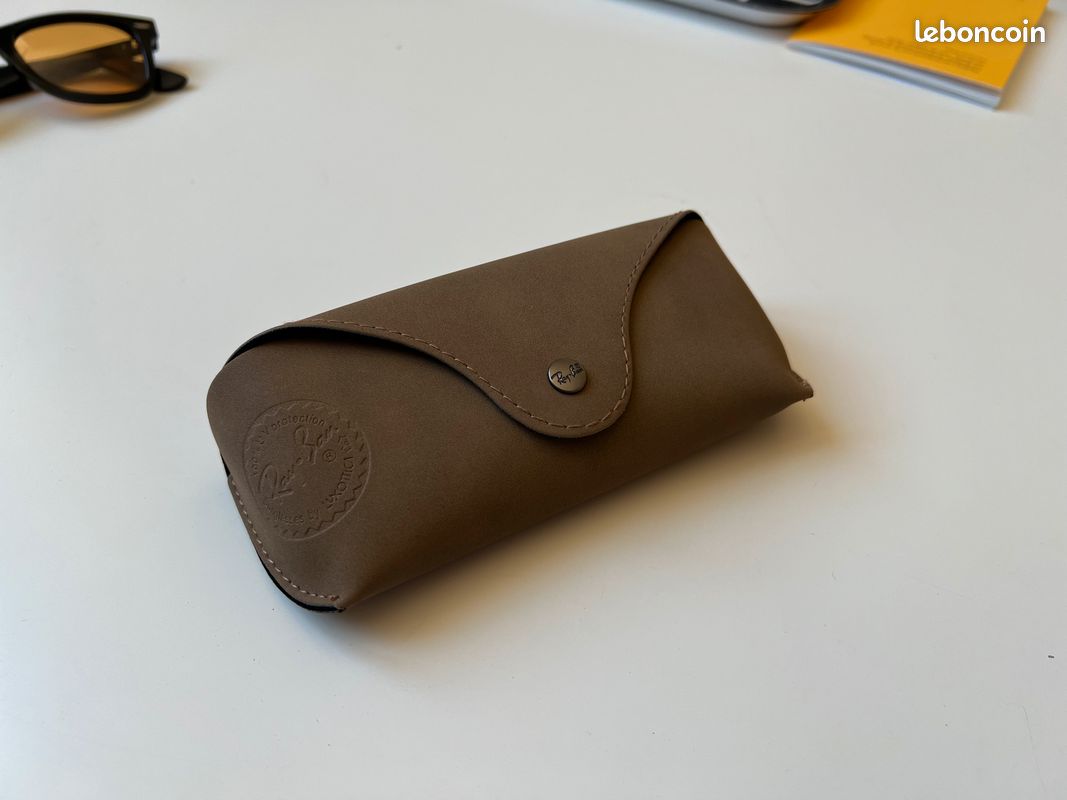 Rayban Wayfarer verres oranges + étui premium (image 3)