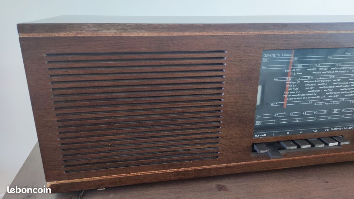 Poste radio vintage Grandin Lindau – Années 60/70 (image 3)