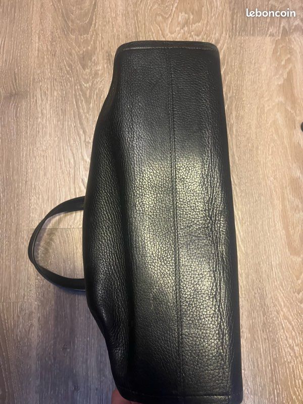 Sac à main en cuir Noir Tentazione Due (image 10)
