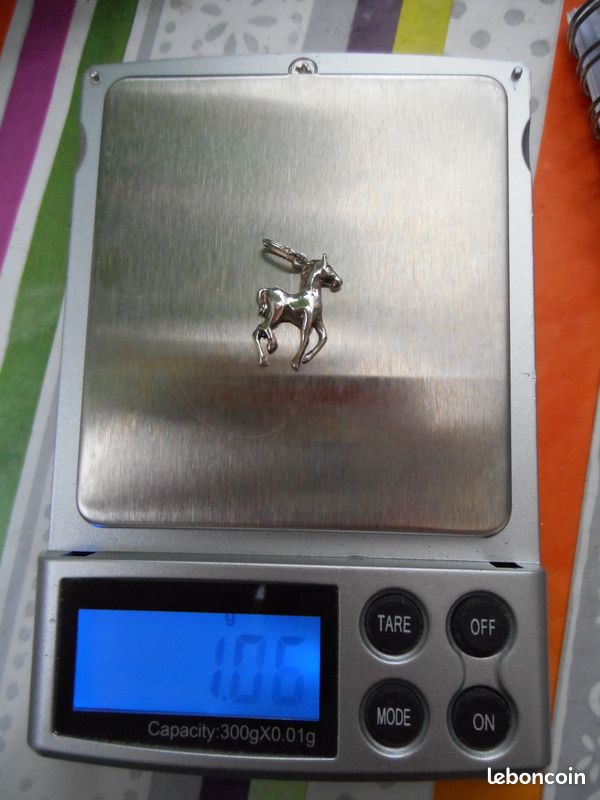 Pendentif en argent cheval (image 3)