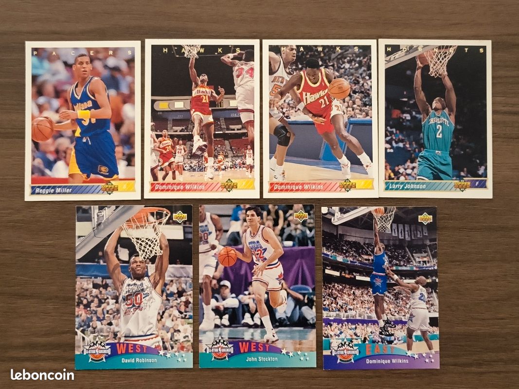 Lot 7 cartes Upper Deck (image 1)