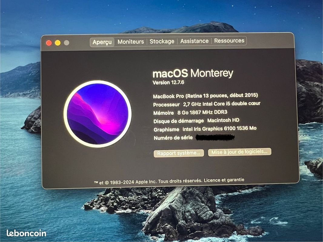 MacBook Pro 13 (2015) - Core i5 2.7GHz 256 Go SSD - RAM 8 Go - Ordinateurs MacBook Pro 13 (2015) - Core i5 2.7GHz 256 Go SSD - RAM 8 Go - Ordinateurs